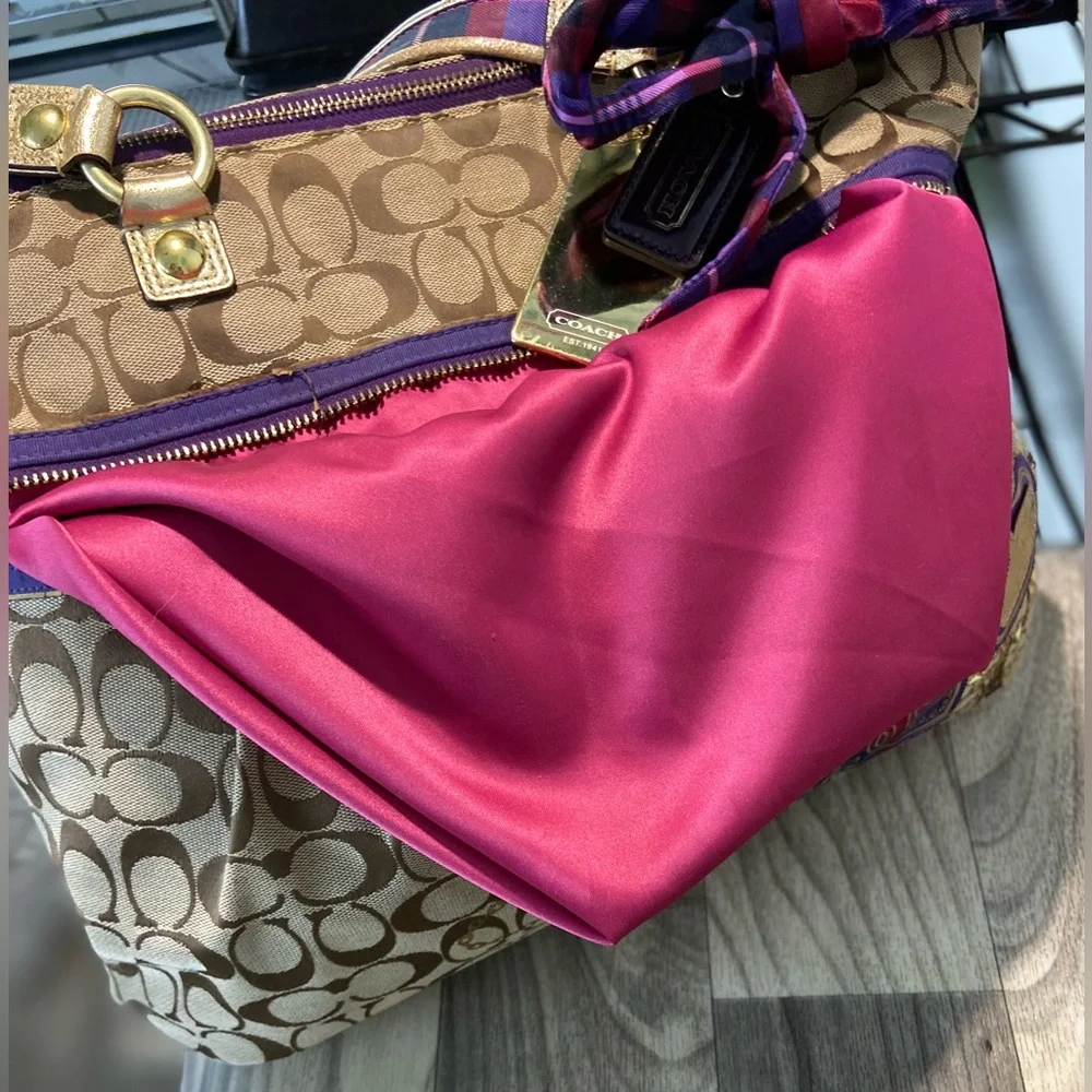 Coach Poppy Beautiful HTF! RARE! - Picture 3 of 16